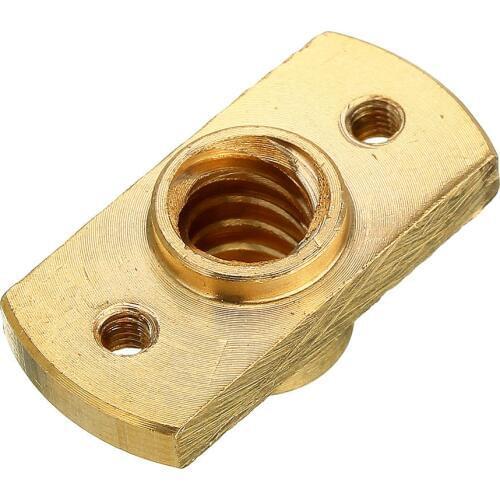 Creality 3D Brass T8 Lead Screw Nut Lead 8MM Pitch 2mm for CR-10 Ender-3 T-type screw Stepper Motor 3D Printer Parts
