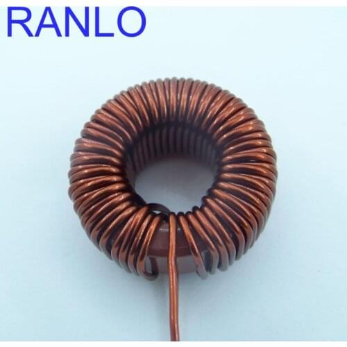 Micrometals T157-2 Iron Core Choke 61uH double insulated ZZ copper wire 1.6mm OD: 45mm