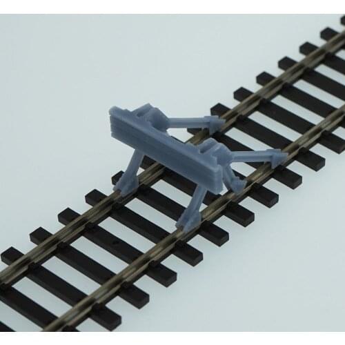 Outland Models Model Railroad Track Buffer / Stop 4 pcs HO Scale 1:87