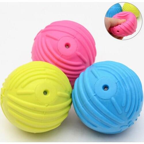 Sounding Toys Pet Dog Training Balls Funny Puppy Cat Chew Sound Ball Toys Dogs Play Fetching Squeak Bite Toys Pet Supplies