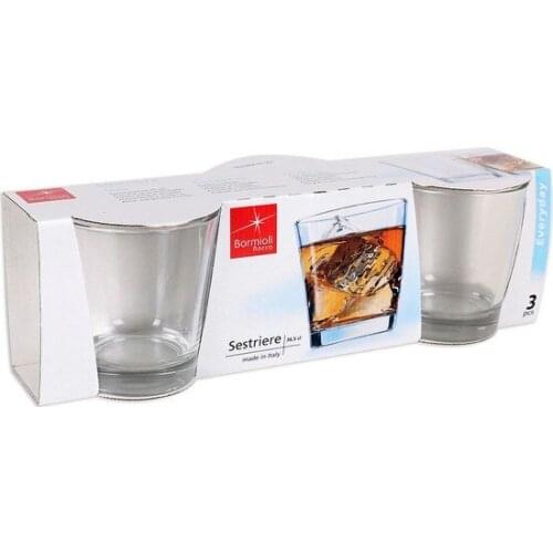 Set of glasses Bormioli Sestriere Short 36 cl (3 Pieces)