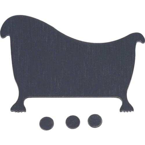 Sign Sticker Doorplate Sign Silver Gold Color Toilet Door Sign Bathroom Restroom WC Door Sign For WC Toilet Door