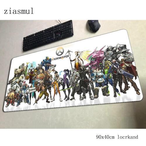 Overwatch pad mouse Indie Pop computer gamer mouse pad 900x400x3mm padmouse Cartoon mousepad ergonomic gadget office desk mats