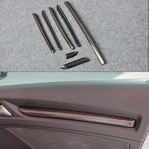 Fit for Audi A3 carbon fiber interior center control panel carbon fiber trim door modification