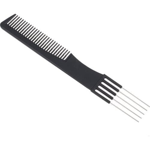 Professional Oil Head Curly Comb Men Double Side Tooth Combs Steel Needle Fork Combs Hair Brush Barber Salon Hairdressing Tool