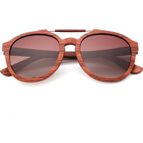 2019 New Retro Wood Sunglasses Travel Polarized Sun glasses UV400 Oversized glasses