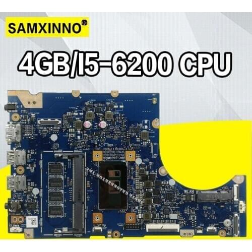 TP300UA Q302UA Laptop motherboard For Asus TP300UA Q302U Q302UA TP300U Test original mainboard 4G RAM I5-6200CPU 90NB09Z0-R00010