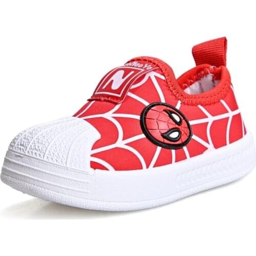 Disney cartoon childrens spiderman boys and girls student shoes non-slip soft sole casual sports running shoes