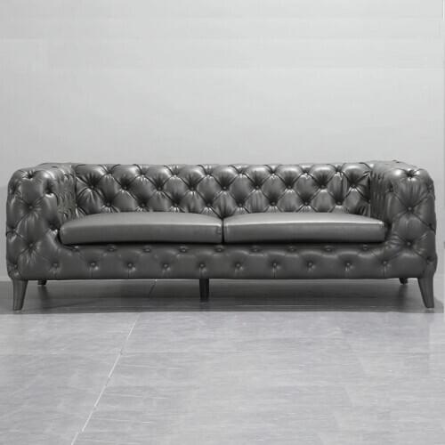 U-BEST Luxury hotel furniture white sofa with golden leg 5 star hotel room 3 seater leather sofa