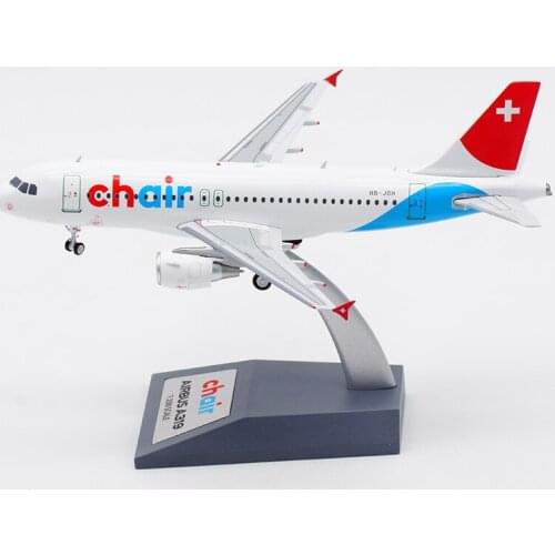 1:200 A319 HB-JOH Chair Airlines airplane aircraft plane alloy model with base landing gear collectible diecast toy