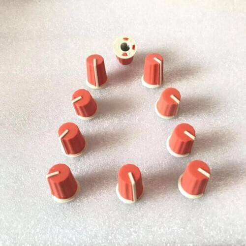 10PCS Replace EQ Rotary Knob For Pioneer DJ MIXER DJM djm-2000 900 850 750 700 800, - DAA1176 DAA1305 -orange color