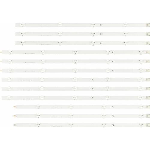 12 Pieces/set NEW 47" For LG 47LN5400-CN 47LA620V-ZA 47LA6218-ZD LED strip 6916L-1174A 6916L-1175A 6916L-1176A 6916L-1177A