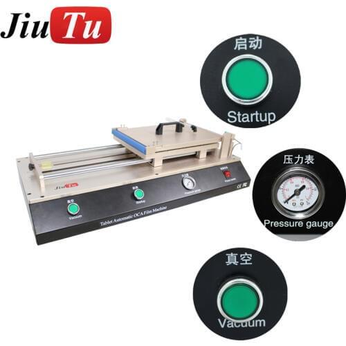14 inch Built-in Vacuum Pump Tablet Automatic OCA Laminating Machine OCA Polarizer Film Laminator For iPad LCD Repair Refurbish