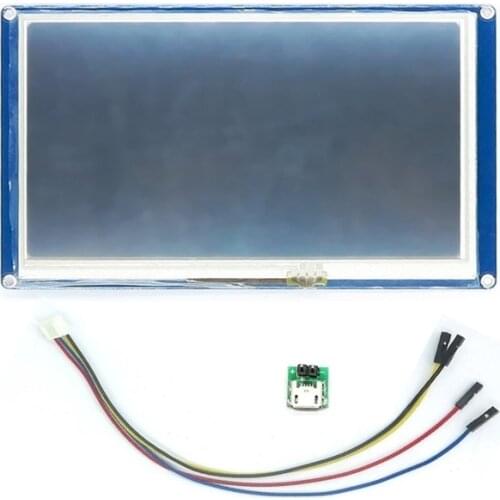 7.0" Nextion HMI Intelligent Smart USART UART Serial Touch TFT LCD Module Display Panel For Raspberry Pi 2 A+ B+ Arduin Kits