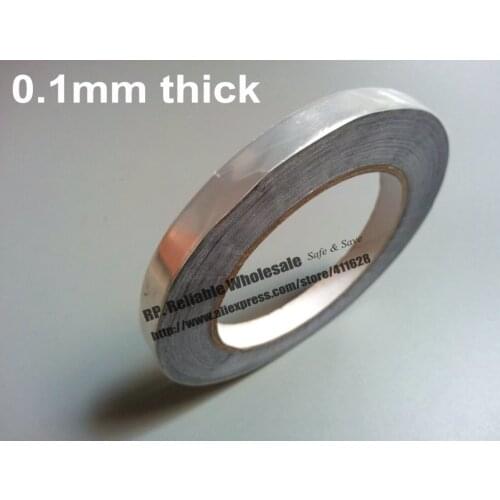 0.1mm Thickness, 15mmx40M, Aluminum Foil Papper Tape , Cable Wrapping EMI Shielding, Free Shipping