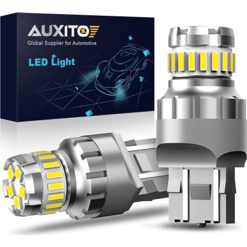 AUXITO 2pcs 7443 T20 W21/5W Led Light 7440 W21W Super Bright Turn Signal Light For Lada Kalina Granta Vesta 3030 4014 SMD 12V