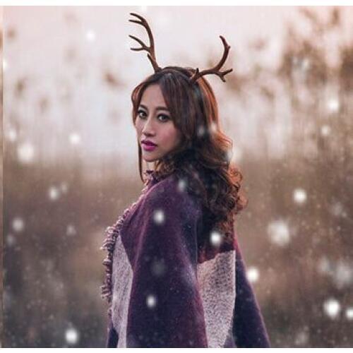 Free ship deer horn/antlers hairband/headwear/deer fairy cosplay/photo shooting hairband