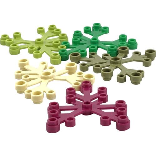 Locking 5Pcs/set Compatible for MOC Parts Big Tree Branch DIY Building Blocks Bricks Toys for Children Assemble City Blocks