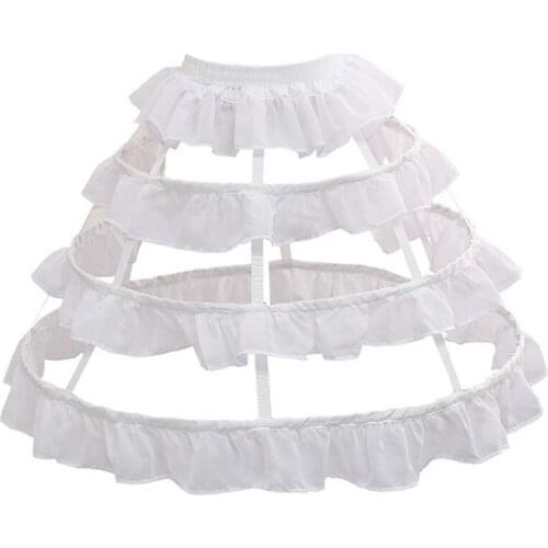 Adjustable Length Ivory Big Petticoat For Wedding Party Wear Underskirt 2022