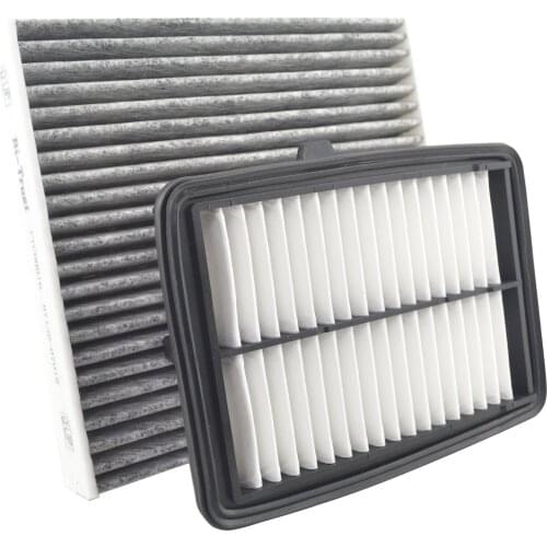 Bi-Trust Engine & Carbon Cabin Air Filter for Honda Fit 1.5L 2015-2020 17220-5R0-008 80291-T5R-A01