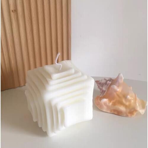 Scented Candle Mold New Design Silicone Wax Candle Mold Concrete Art Candle Decor Wax Molds