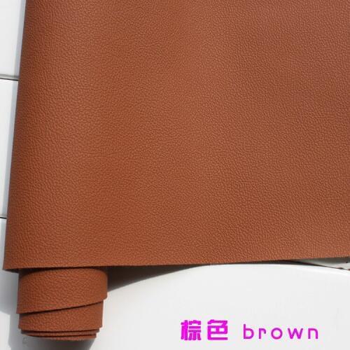 Brown Thick Faux Leather Fabric Imitation PU leather Car Interior Seats Sofa Upholstery 54" Sold By The Yard Free Shipping