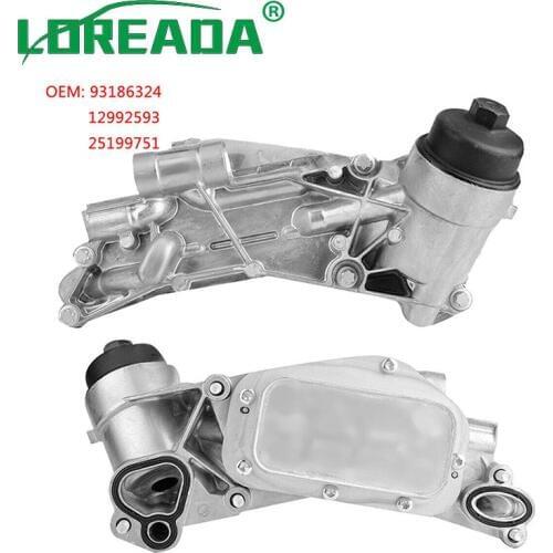 93186324 55353322 12992593 Engine Oil Cooler & Oil Filter Assembly For Opel Vauxhall Astra Zafira Mokka Insignia ZAFIRA 1.6 1.8