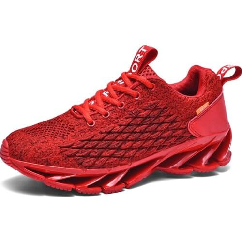 2021 Mens Casual Sneakers Breathable Men Shoes Training Shoes for Men Anti-skid Cushioning Running Shoes 46 Blade Trainers