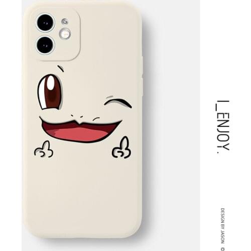 Official Original Soft Silicone Case for Apple iPhone 11 12 Pro MAX SE 2020 XR XS X 6 6s 7 8 Plus Shockproof Cute Phone Cover