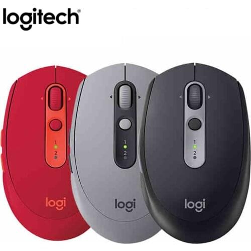 Logitech M590 Wireless Mouse ,Unifying Bluetooth Dual mode 2.4G Wirelss Mini Mute Silent mice For Computer Laptop Flow Mouse