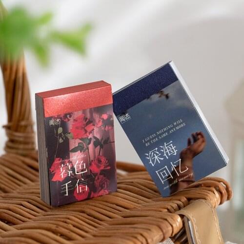 JIANQI 50pcs/lot INS Stickers Vintage Bullet Journaling Stickers Life scenery Stickers Decoration Journal Sticker aesthetics