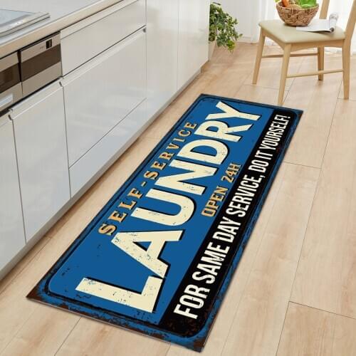 Laundry Room Floor Mat Carpets Vintage Anti-Slip Door Mat Rug Door Mats Out Door Rugs and Carpets for Home Living Room