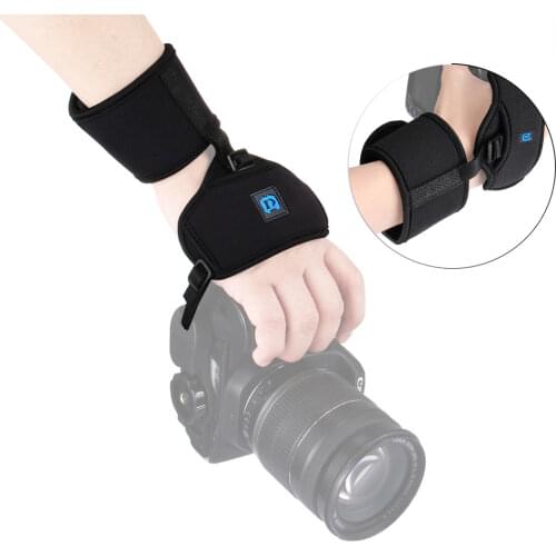 Neoprene Camera Wrist Strap Hand Grip Belt 1/4 for Sony Nikon Canon Olympus DSLR Digital Photography Studio Kits Accessories