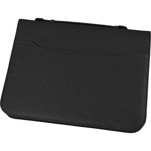 A4 PU Leather File Folder with Calculator Organizer Document Pads Portfolio Bag 1XCB