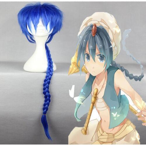 Anime Magi The Labyrinth Of Magic Cosplay Wig Magi Cosplay Wigs Heat Resistant Synthetic Halloween Carnival Party Hiar Wigs