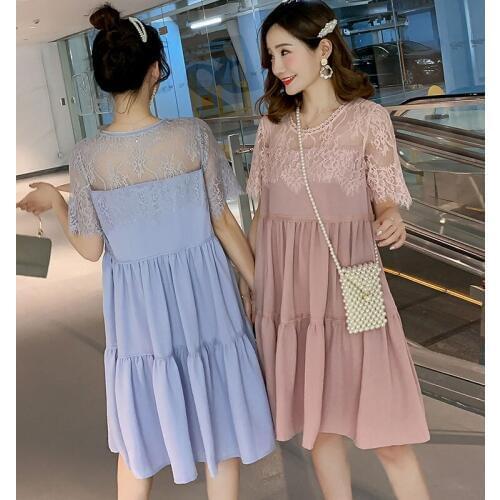 Maternity Dresses For Pregnant Women Clothe Elegant Loose Lace Dress Vestidos Pregnancy Maternity Clothing Pregnant Dress