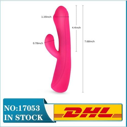 LEVETT Rabbit Vibrator G spot Dildo Clitoris Stimulator Vagina Massager 17053 Adult Female Masturbator Anal Sex Toys For Women