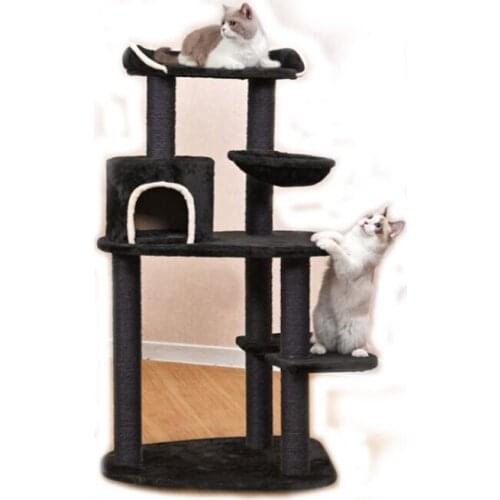 Factory direct Supply hot Selling And High Quality plush Cat Scratching Tree With ball toy
