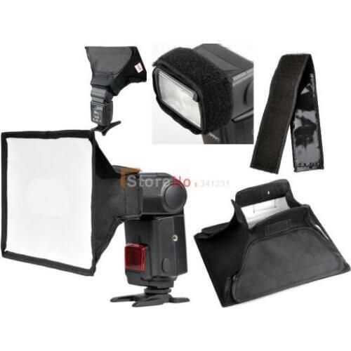 10pcs 20x30cm Flash softbox diffuser for 430EX SB900 SB600 YN560II YN468 YN565EX YN460II YN568EX YN460 Speedlite Speedlight