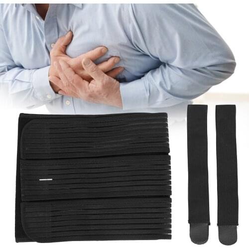 Adjustable Chest Support Belt Breathable Lumbar Protector Brace Widened Rib Fracture Strap For Heart Bypass Surgery Re-Banding