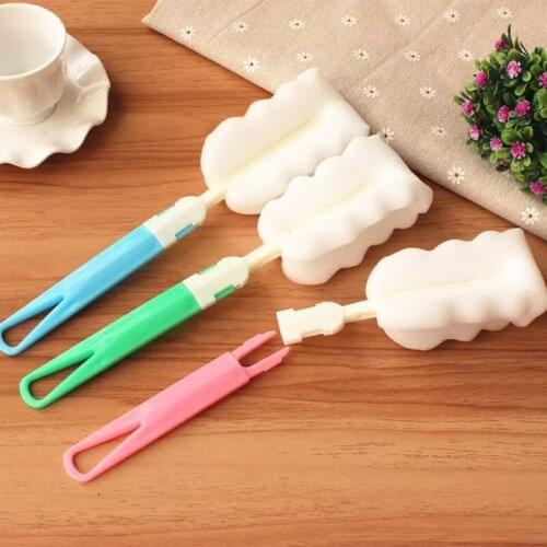 Long Handle Cup Brush Baby Bottle Brush Cleaner Spout Cup Glass Teapot Washing Cleaning Tool Decontamination Clean Brush Hot