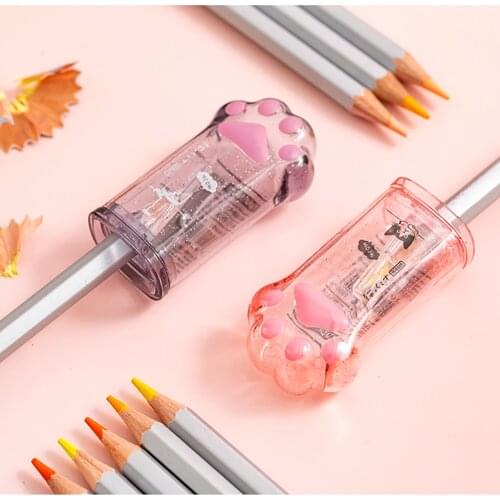 Cute Cat Paw Pencil Sharpener Kawaii School Supplies Stationery Items Student Prize For Kids Gift Pencil Sharpener For Kids