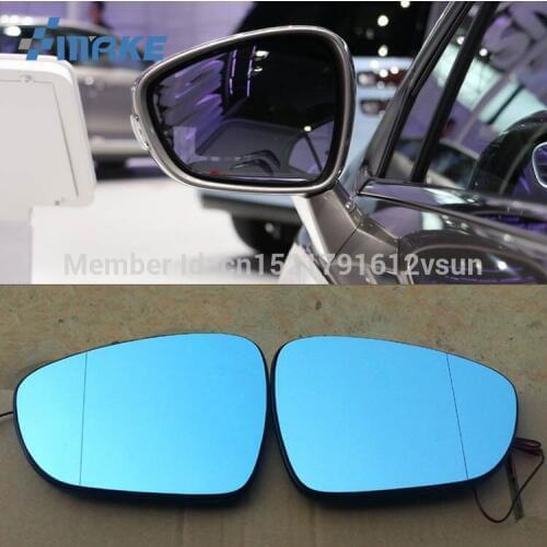 SmRKE 2Pcs For Citroen C4L Rearview Mirror Blue Glasses Wide Angle Led Turn Signals light Power Heating