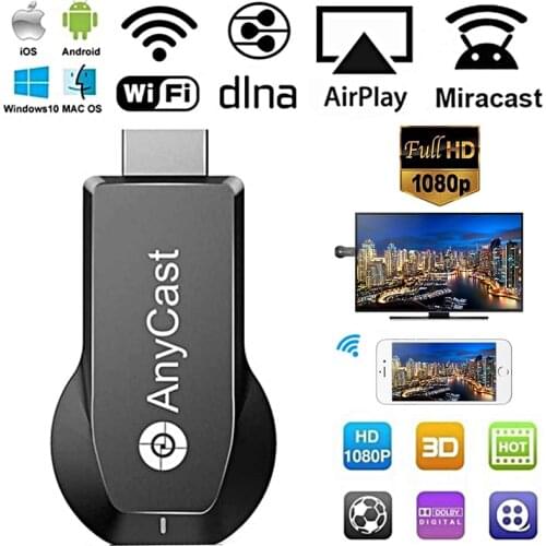 TV Stick 1080P M2 Plus Wifi Display Receiver Anycast DLNA Miracast Airplay Mirror Screen Adapter TV Dongle For Android IOS