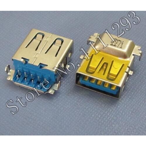 10pcs/lot 3.0 USB Jack Socket Connector for Dell Inspiron M421R 5425 14R 5420 7420 17R 5720 7720 14R Turbo 17R Turbo USB3.0 port