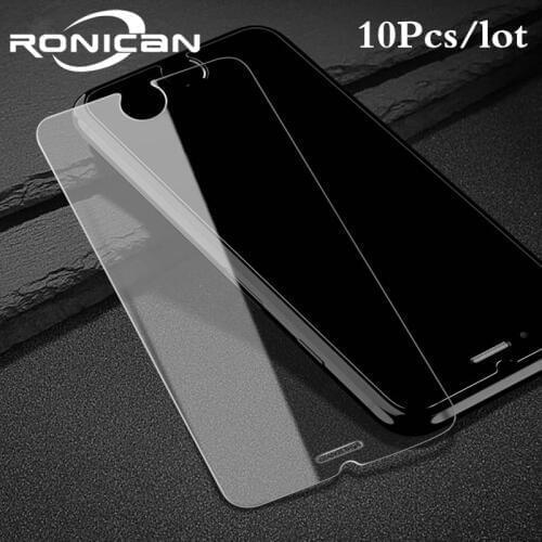 10 Pcs Tempered Glass for iPhone 7 Plus 8 6 6s 5 5s 5c SE 4 4s screen protector Film for iphone 11 12 Pro X XR XS Max 12 Mini