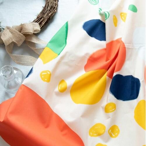 145x50cm 60s High-Count Cotton Cute Printed Fabric, Making Womens Dress Shirt Childrens Clothing Apparel Cloth