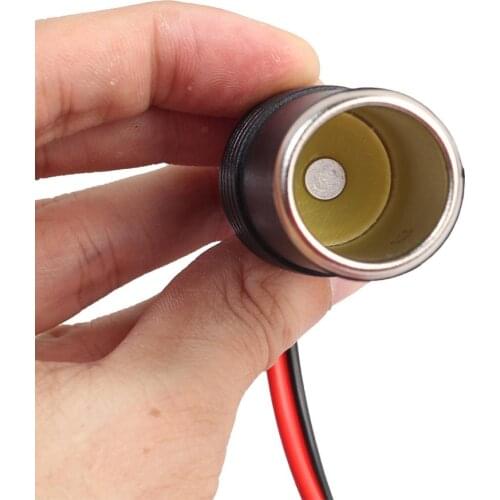 35CM 12V 24V Durable Car Battery Pump Alligator Cigarette Lighter Power Socket Adapter Clamp Clip Charger Cable