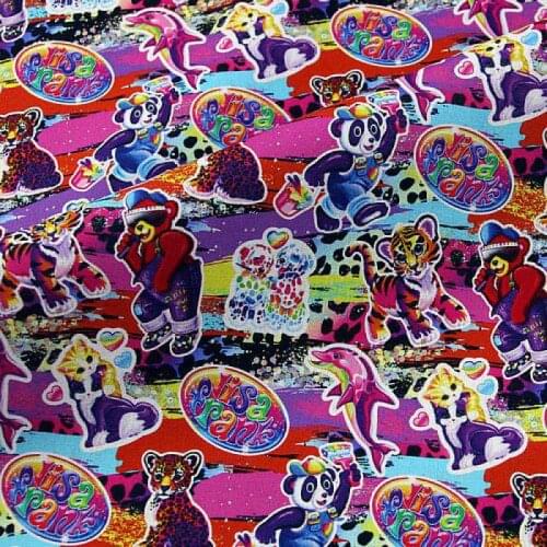 50x140cm Cartoon Cotton Printed Childrens Clothing Sewing Quilting Fabrics Basic Quality For Patchwork Needlework DIY Handmade