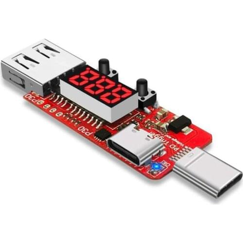 Promotion! PD Protocol Type-C Charger PD2.0 5V9V12V15V20V Automatic Voltage Detector For Xiaomi PD Charger Trigger Fixed Voltage